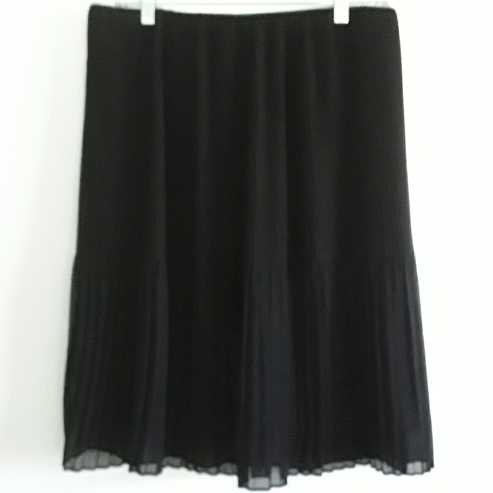 Alfani Black Pleated Women's Skirt Size Medium